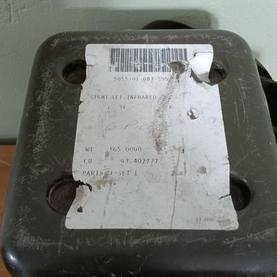 LOT 9: WWII Metal Military Helmet with Infrared Case & World War II in Headlines and Pictures 1946