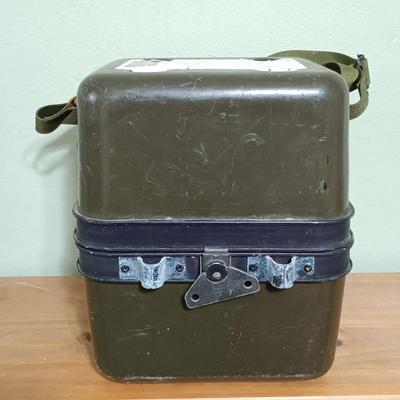 LOT 9: WWII Metal Military Helmet with Infrared Case & World War II in Headlines and Pictures 1946