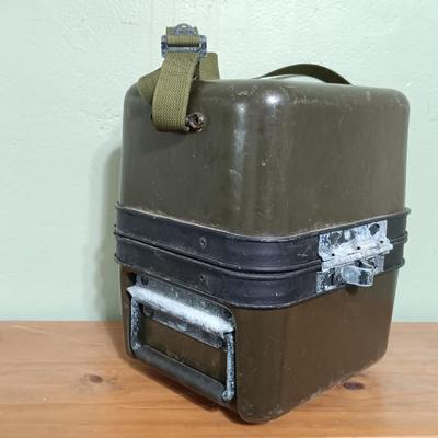 LOT 9: WWII Metal Military Helmet with Infrared Case & World War II in Headlines and Pictures 1946