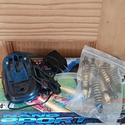 LOT 17: Arrma Typhon TLR and Arrma Typhon 6S (for parts) with NanoSport RC Set and RC Accessories