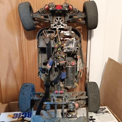 LOT 17: Arrma Typhon TLR and Arrma Typhon 6S (for parts) with NanoSport RC Set and RC Accessories