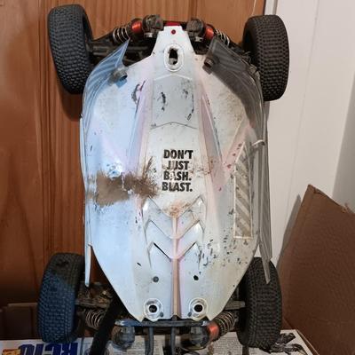 LOT 17: Arrma Typhon TLR and Arrma Typhon 6S (for parts) with NanoSport RC Set and RC Accessories