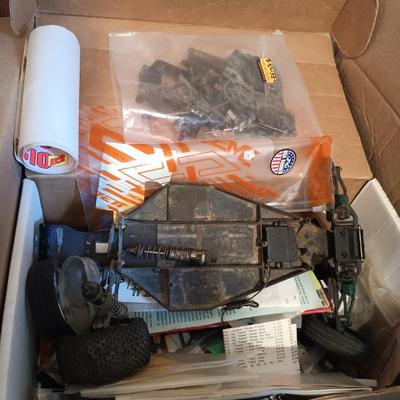 LOT 17: Arrma Typhon TLR and Arrma Typhon 6S (for parts) with NanoSport RC Set and RC Accessories