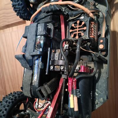 LOT 17: Arrma Typhon TLR and Arrma Typhon 6S (for parts) with NanoSport RC Set and RC Accessories