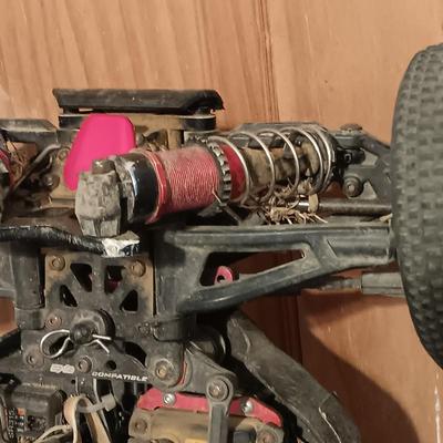 LOT 17: Arrma Typhon TLR and Arrma Typhon 6S (for parts) with NanoSport RC Set and RC Accessories