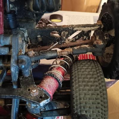 LOT 17: Arrma Typhon TLR and Arrma Typhon 6S (for parts) with NanoSport RC Set and RC Accessories