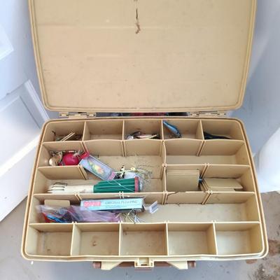 LOT 18: Penn Reel 8.5, Penn Peerless Reel No 9, Tackle Boxes with Fishing Lures and Accessories & More