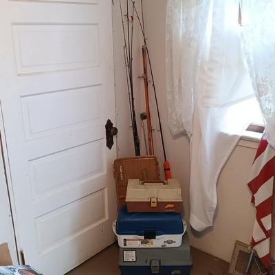 LOT 18: Penn Reel 8.5, Penn Peerless Reel No 9, Tackle Boxes with Fishing Lures and Accessories & More