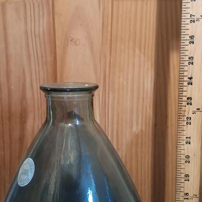 LOT 20: Vidrios San Miguel Spanish 100% Recycled Glass Jug