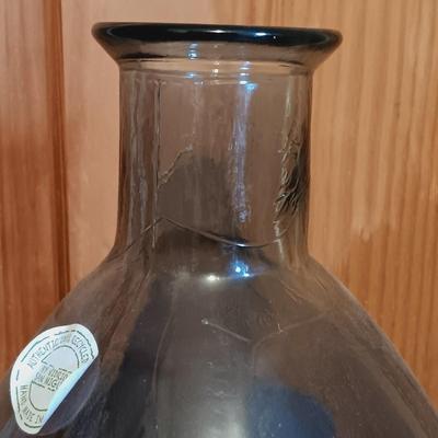LOT 21: Vidrios San Miguel Spanish 100% Recycled Glass Jug
