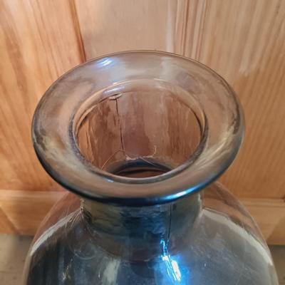 LOT 21: Vidrios San Miguel Spanish 100% Recycled Glass Jug