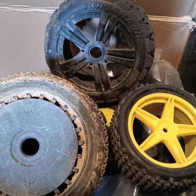 LOT 22: Large Lot of RC Car Parts and Accessories