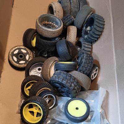 LOT 22: Large Lot of RC Car Parts and Accessories