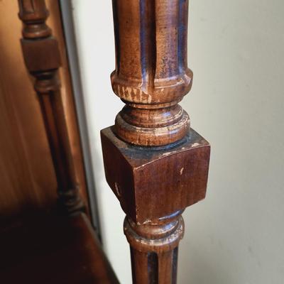LOT 23: Vintage Étagère Style Wooden Bookcase