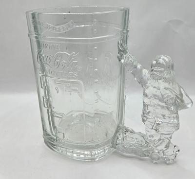 LOT 28: Have a Coke and a Smile/ Coca-Cola Glasses, Bottles, Metal Bottle Opener, and Framed Mirror