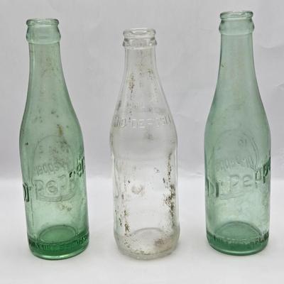 LOT 28: Have a Coke and a Smile/ Coca-Cola Glasses, Bottles, Metal Bottle Opener, and Framed Mirror