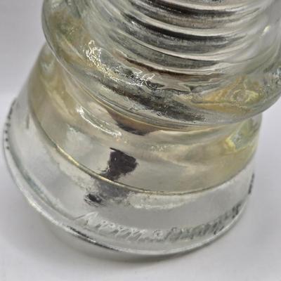 LOT 34: Vintage Ceramic Insulator, Glass Insulators, Porcelain Buchner Funnel, and More