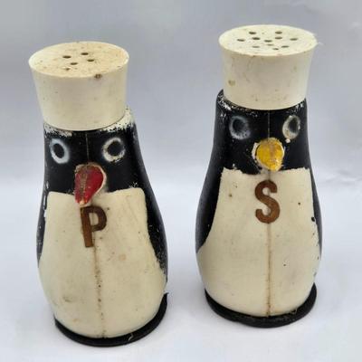 LOT 37: Kitchen Cabinet Lot Including Salt and Pepper Shakers, Vintage Coffee Pot, Coasters, Mortar and Pestle, and More