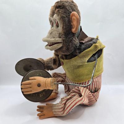 LOT 42: Vintage Cymbals Playing Chimpanzee