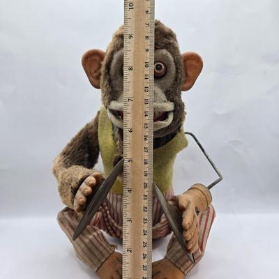 LOT 42: Vintage Cymbals Playing Chimpanzee