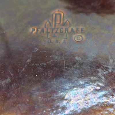 LOT 49: Various Pfaltzgraff, McCoy, and Other Brown Dripped Glaze Pottery Pieces