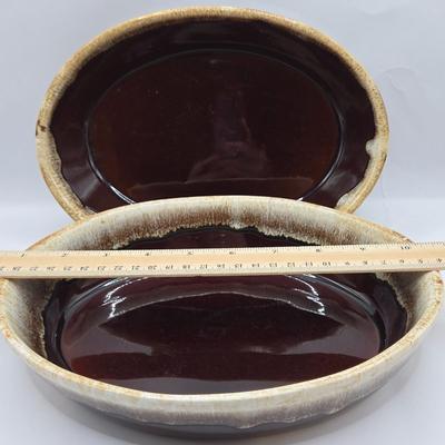 LOT 49: Various Pfaltzgraff, McCoy, and Other Brown Dripped Glaze Pottery Pieces