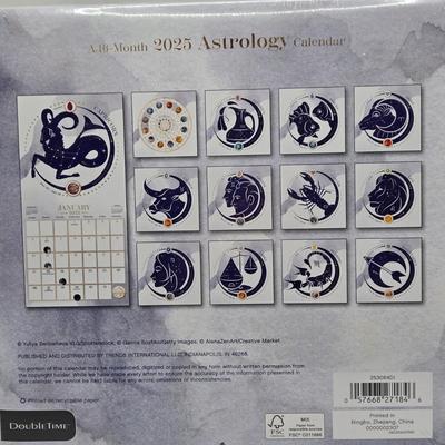 LOT 112: 2025 Astrology Calendar, Crystal Growing Kit, and Various Rocks and Crystals