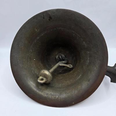 LOT 118: Vintage Boat Light, Ships Bell, Dock Cleat, and More