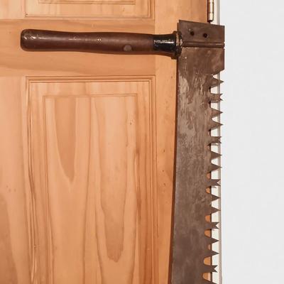 LOT 141: Vintage 66" Crosscut Two-Man Logging Saw