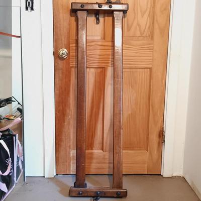 LOT 147: Rustic Wooden Cattle Stanchion