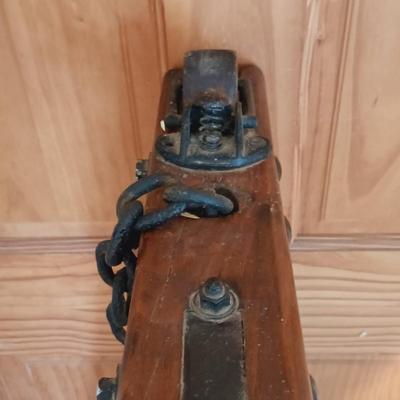 LOT 147: Rustic Wooden Cattle Stanchion