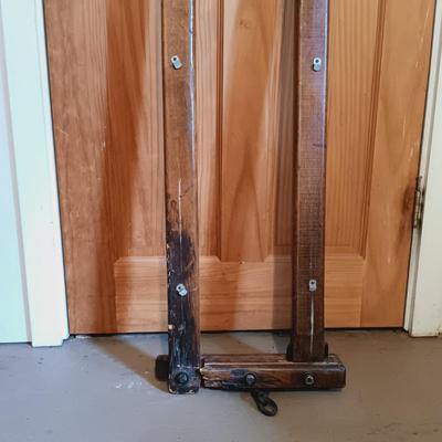 LOT 147: Rustic Wooden Cattle Stanchion