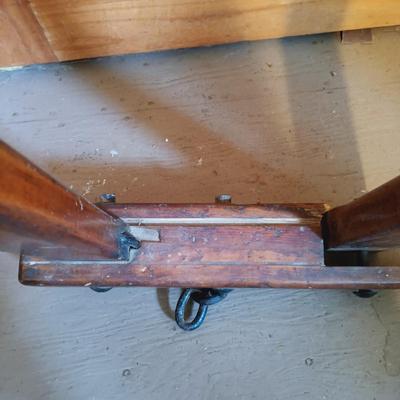 LOT 147: Rustic Wooden Cattle Stanchion