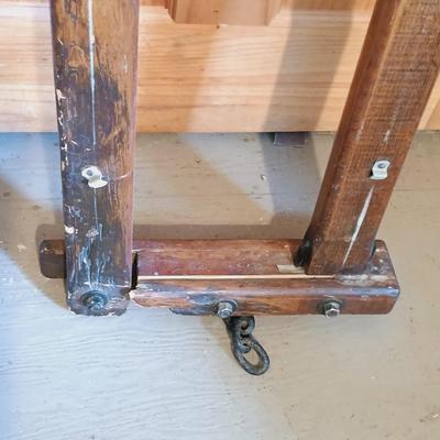 LOT 147: Rustic Wooden Cattle Stanchion