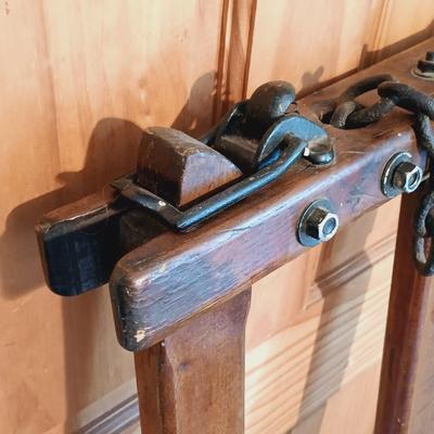 LOT 147: Rustic Wooden Cattle Stanchion