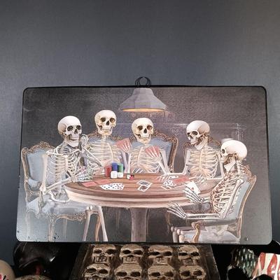 LOT 150: Skull and Fantasy Related Decor