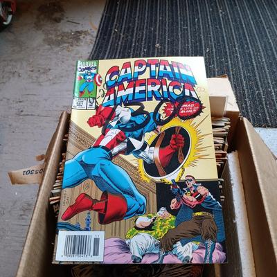 LOT 152: Marvel ReCharge Starter Decks, Wheaties 75 Years of Champions Cards & Large Lot of Comic Books