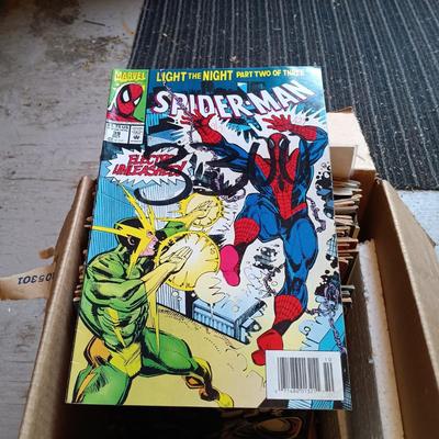 LOT 152: Marvel ReCharge Starter Decks, Wheaties 75 Years of Champions Cards & Large Lot of Comic Books