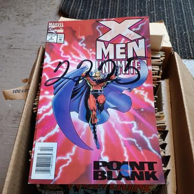 LOT 152: Marvel ReCharge Starter Decks, Wheaties 75 Years of Champions Cards & Large Lot of Comic Books