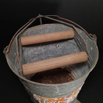 LOT 155: Set of (2) Vintage Galvanized Steel Mop Wringers
