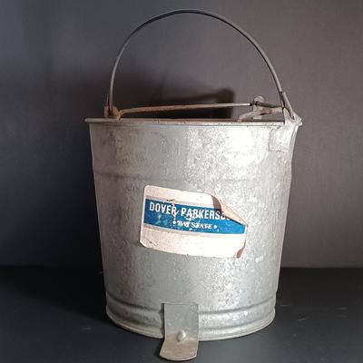 LOT 155: Set of (2) Vintage Galvanized Steel Mop Wringers