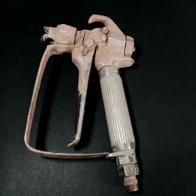 LOT 156: Brookins 1/2 Gallon Oil Can, (2) Brass and Steel Handheld Torches, Paint Spray Gun & Mini Oil Can