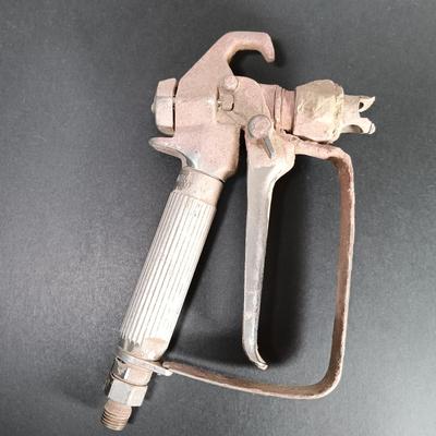 LOT 156: Brookins 1/2 Gallon Oil Can, (2) Brass and Steel Handheld Torches, Paint Spray Gun & Mini Oil Can
