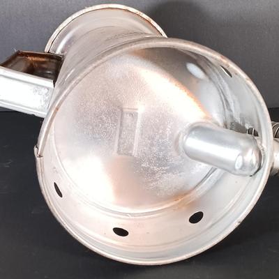 LOT 156: Brookins 1/2 Gallon Oil Can, (2) Brass and Steel Handheld Torches, Paint Spray Gun & Mini Oil Can