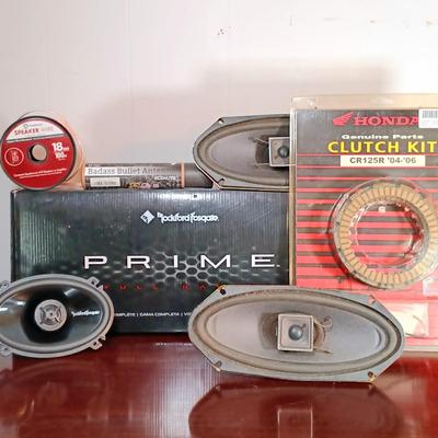 LOT 159: Rockford Fosgate Prime R165-S Speakers, Pioneer TS-4103 Speakers, Rockford Fosgate Punch P1462 Speaker & More