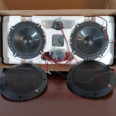 LOT 159: Rockford Fosgate Prime R165-S Speakers, Pioneer TS-4103 Speakers, Rockford Fosgate Punch P1462 Speaker & More