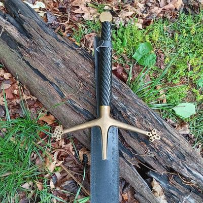 LOT 161: 53" Scottish Claymore Long Sword Reproduction