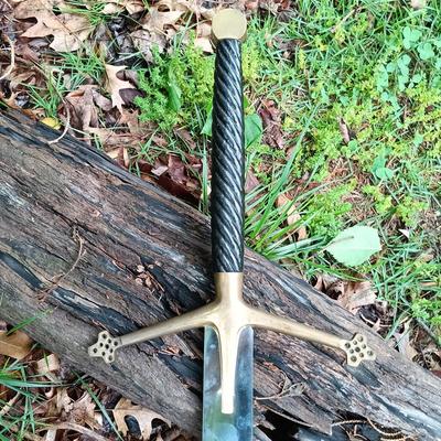 LOT 161: 53" Scottish Claymore Long Sword Reproduction