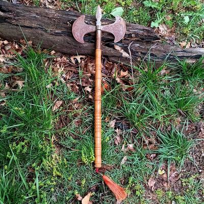 LOT 162: 29" French Medieval Battle Axe Reproduction