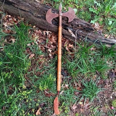 LOT 162: 29" French Medieval Battle Axe Reproduction